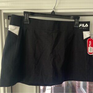 Fila Black Skort with White Accents